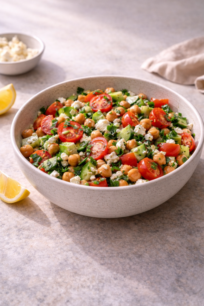 Mediterranean Chickpea Bowl
