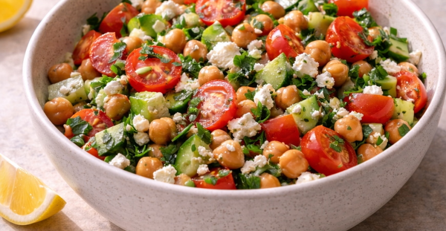 Mediterranean Chickpea Bowl