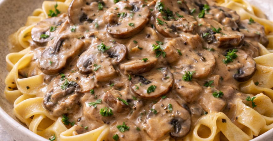 Mushroom Stroganoff