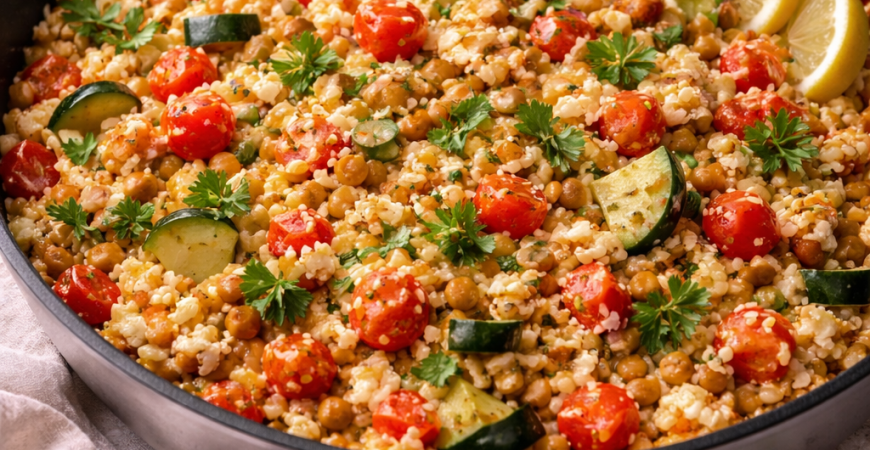 One-Pan Veggie Couscous