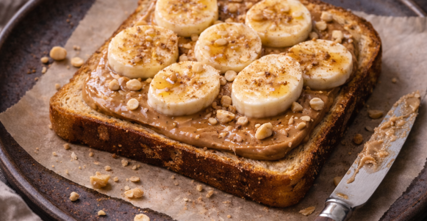 Peanut Butter Banana Toast