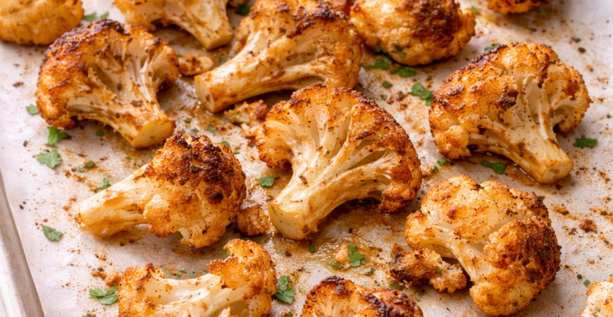 Roasted Cauliflower with Paprika