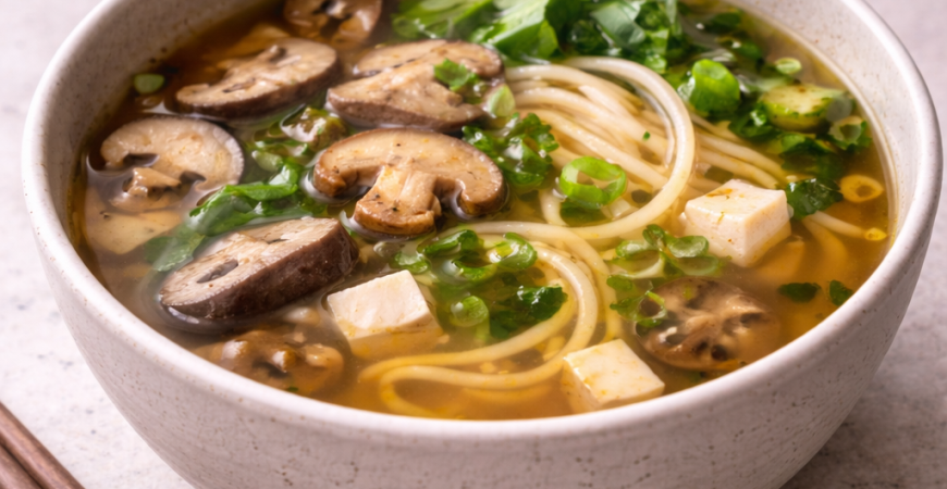 simple miso noodle soup
