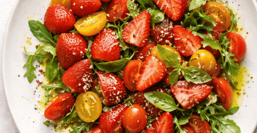 strawberry tomato salad